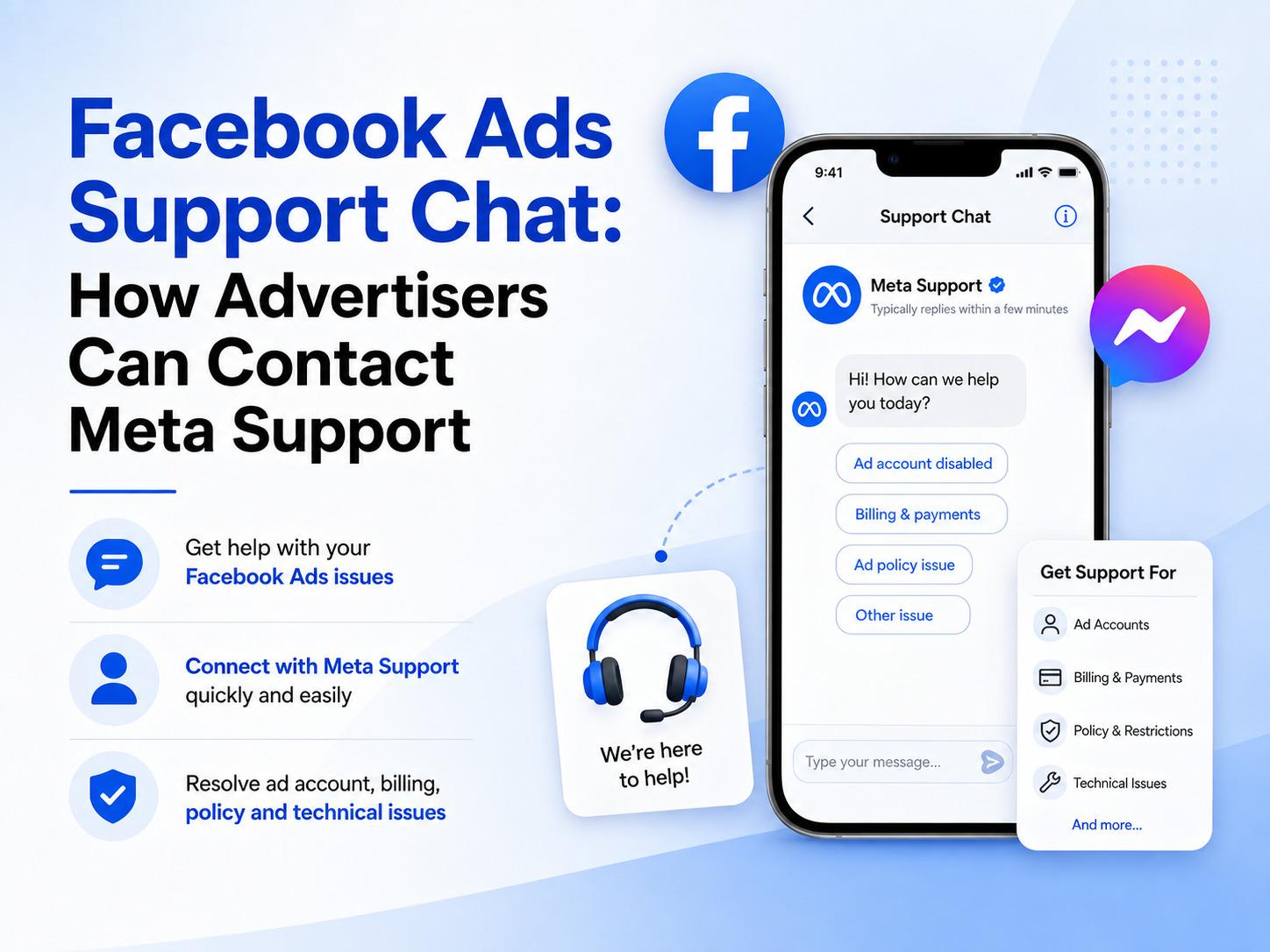 Facebook Ads Support Chat: How Advertisers Can Contact Meta Support